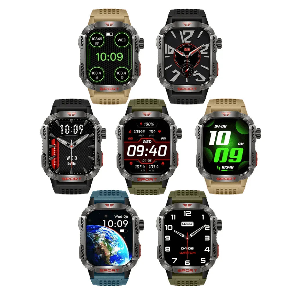 Smartwatch Sport Pro™ - Aventuras ao ar Livre e alta performance