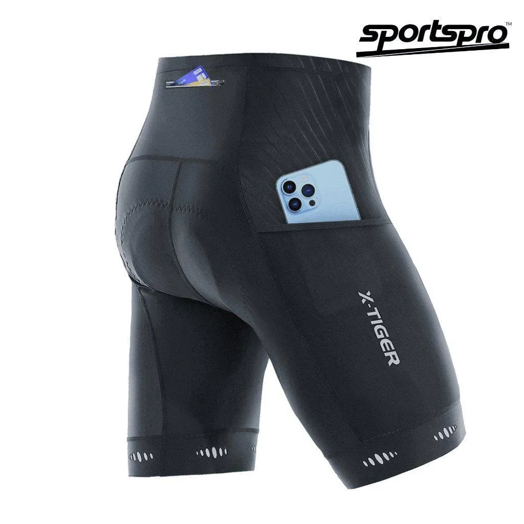 Bermuda para ciclismo X-Tiger Pro™ - Respirável e Confortável - Sports Pro