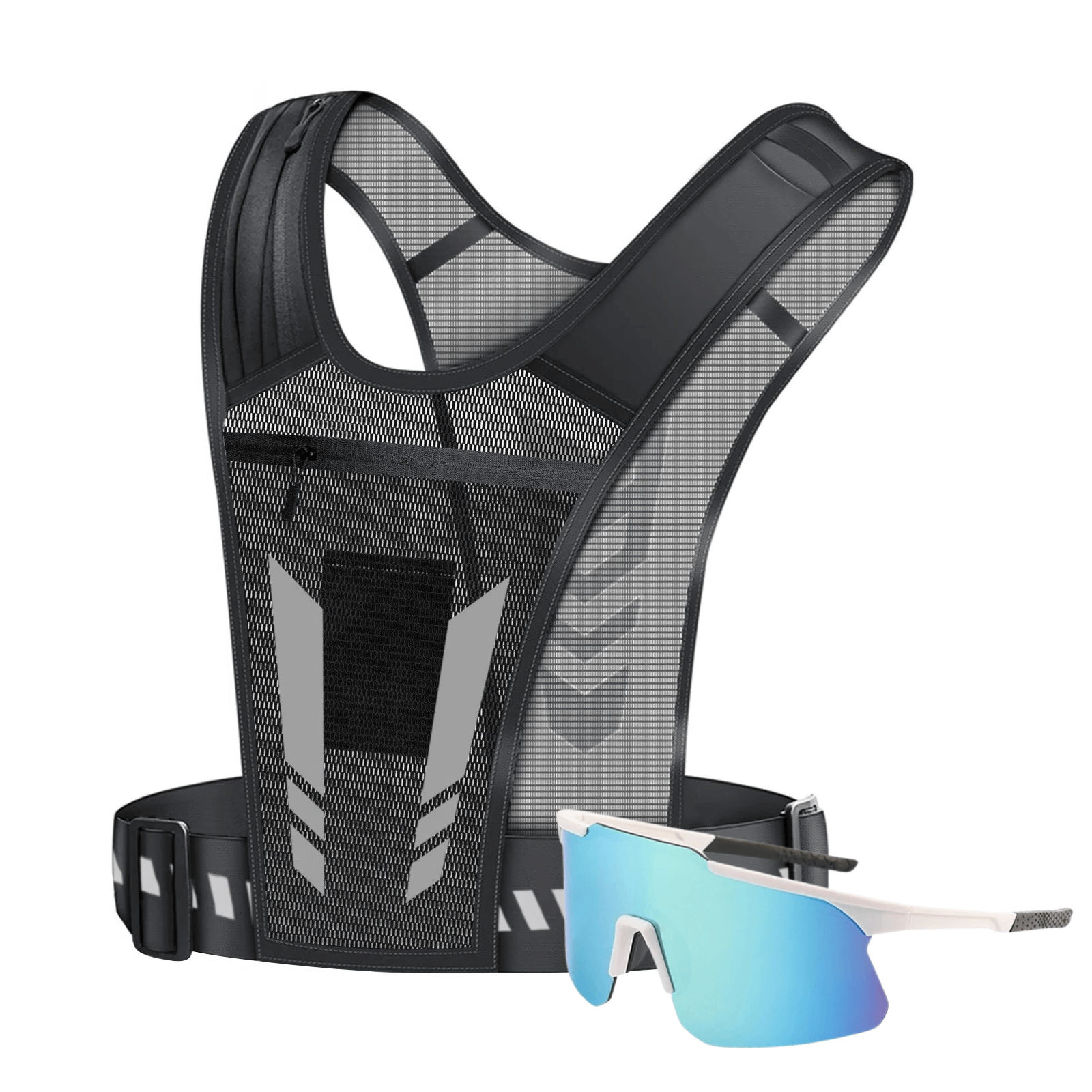 Colete Ultra Leve + Óculos Esportivo UV