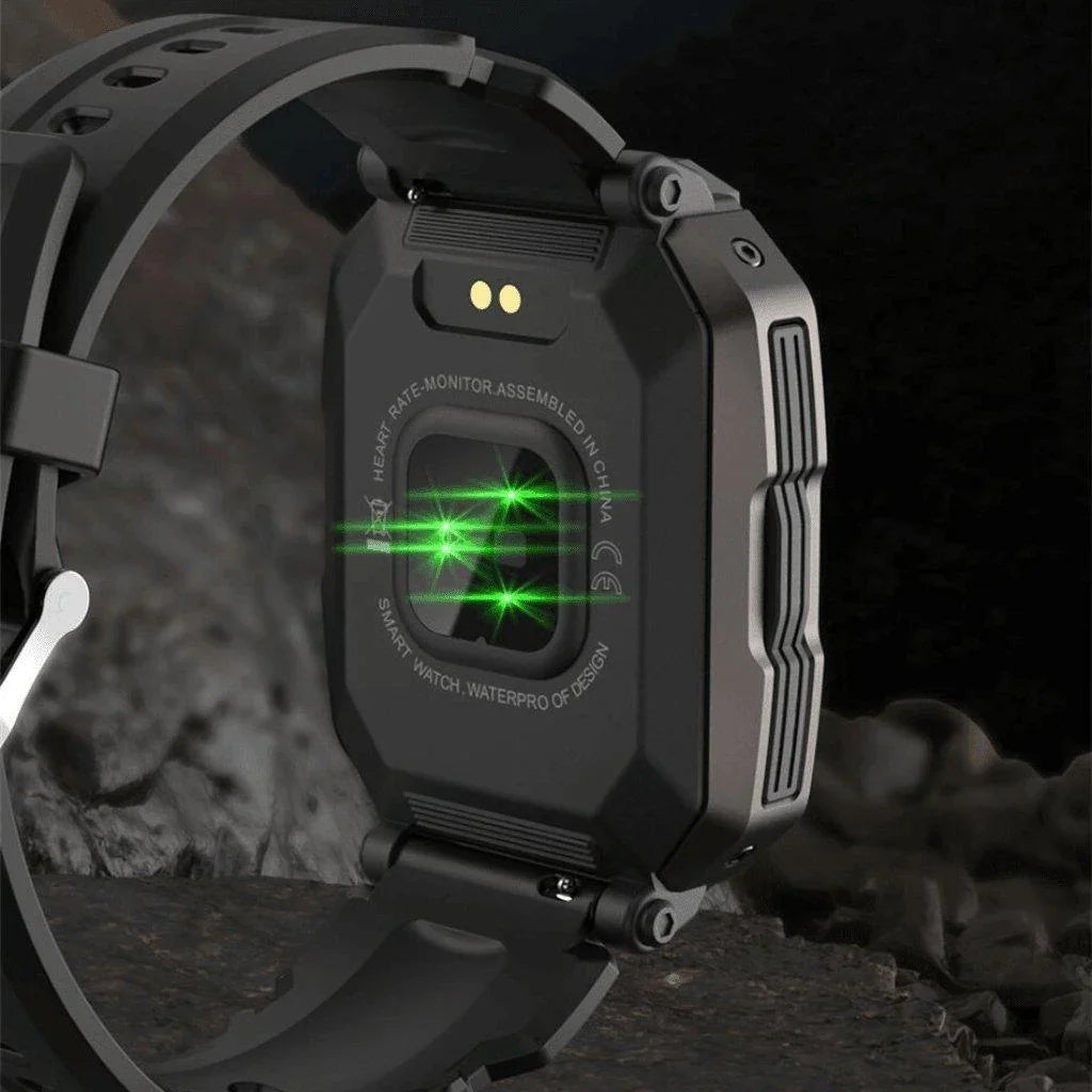 Smartwatch Militar Tático Pro™ - Pulseira exército de brinde - Sports Pro