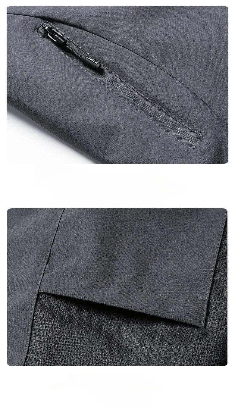 Jaqueta de chuva impermeável masculina leve exterior com capuz capa de chuva ao ar livre caminhadas jaqueta à prova de vento escalada jaquetas ao ar livre