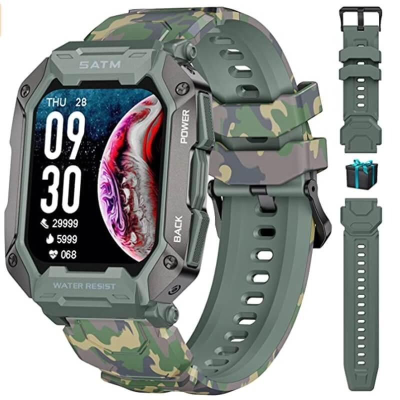 Smartwatch Militar Tático Pro™ - Pulseira exército de brinde - Sports Pro