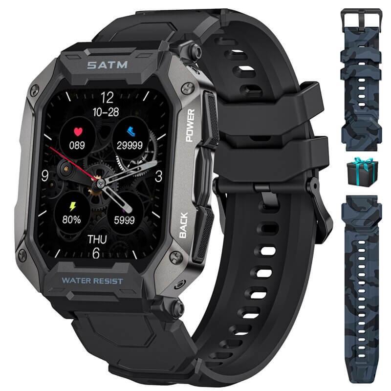 Smartwatch Militar Tático Pro™ - Pulseira exército de brinde - Sports Pro